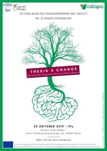 Thesis 4 Change - Inspiratieavond met Catapa @ Green Office Gent